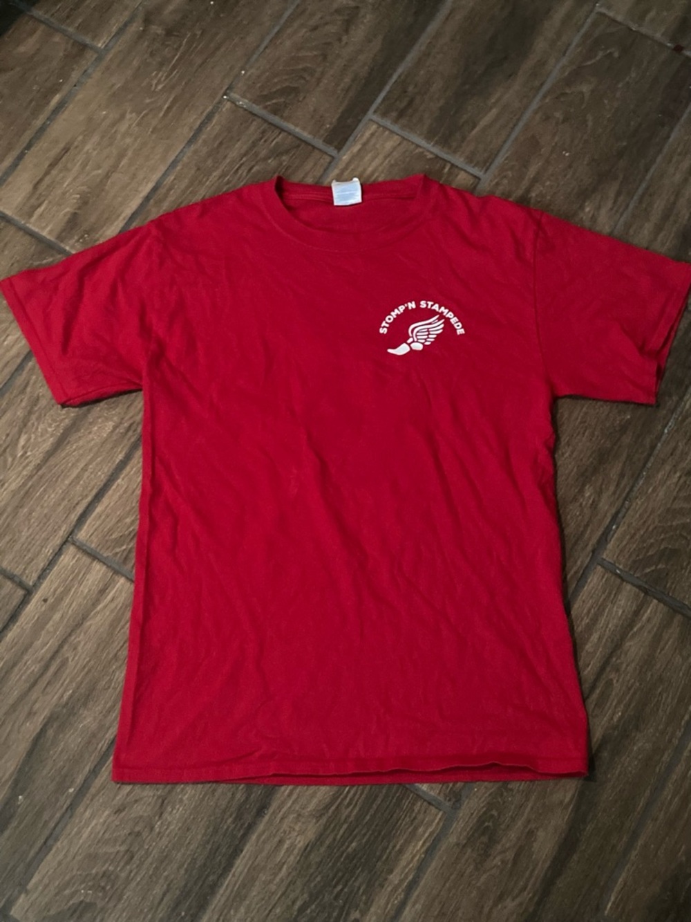 Vintage Red Stomp'n Stampede t-shirt